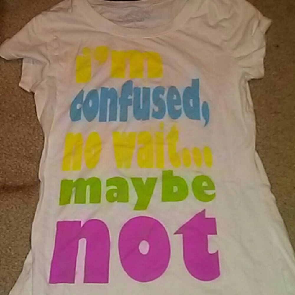 Confused shirt